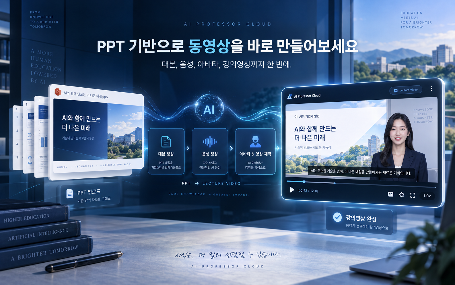 PPT 기반으로 동영상을 바로 만들어보세요 프로모션 이미지